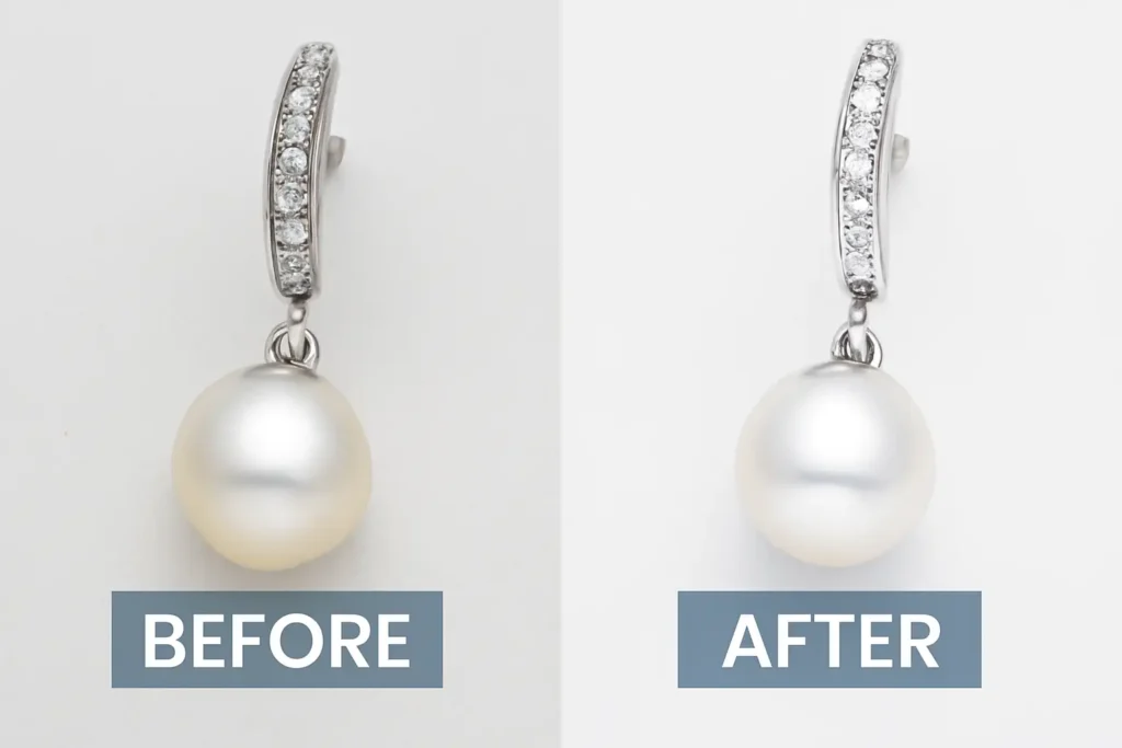 High-end-level jewelry retouching