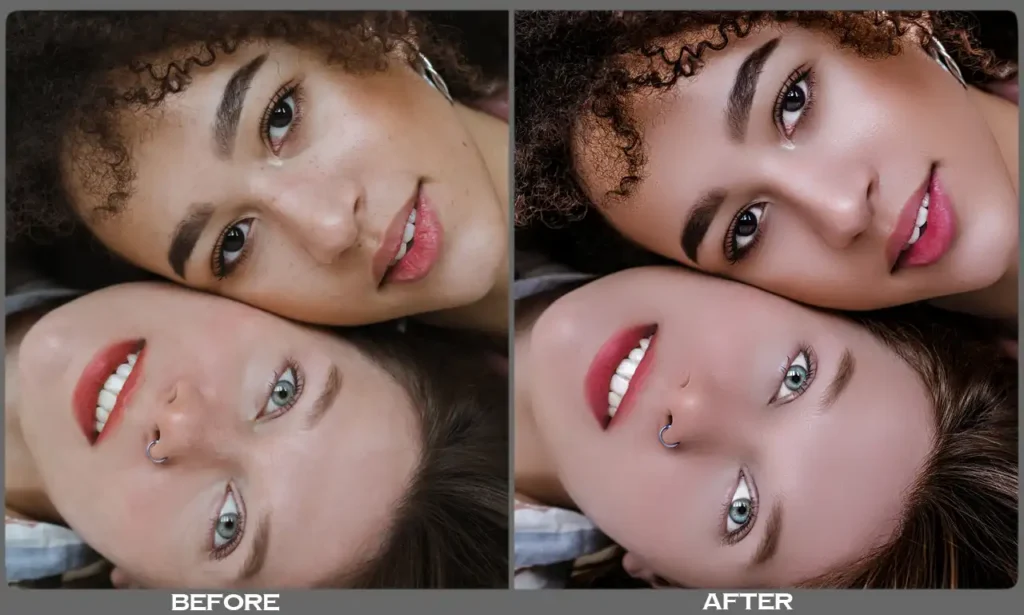 photo retouching, photo editing, and Photoshop portrait retouching professionally