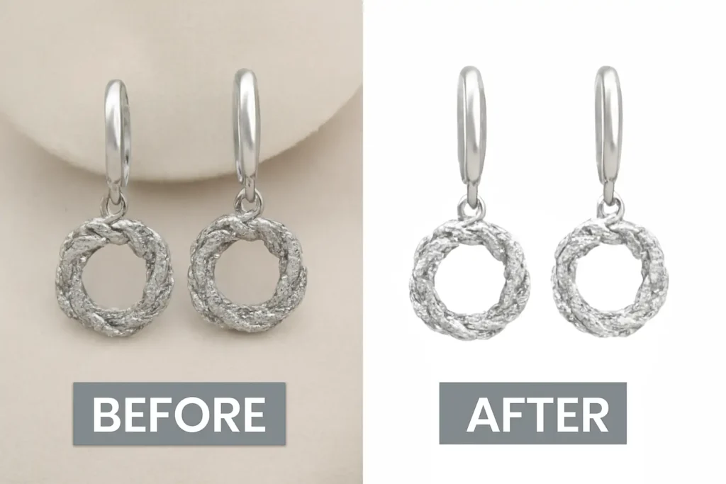 Jewellery Editing – Removing Unwanted Elements