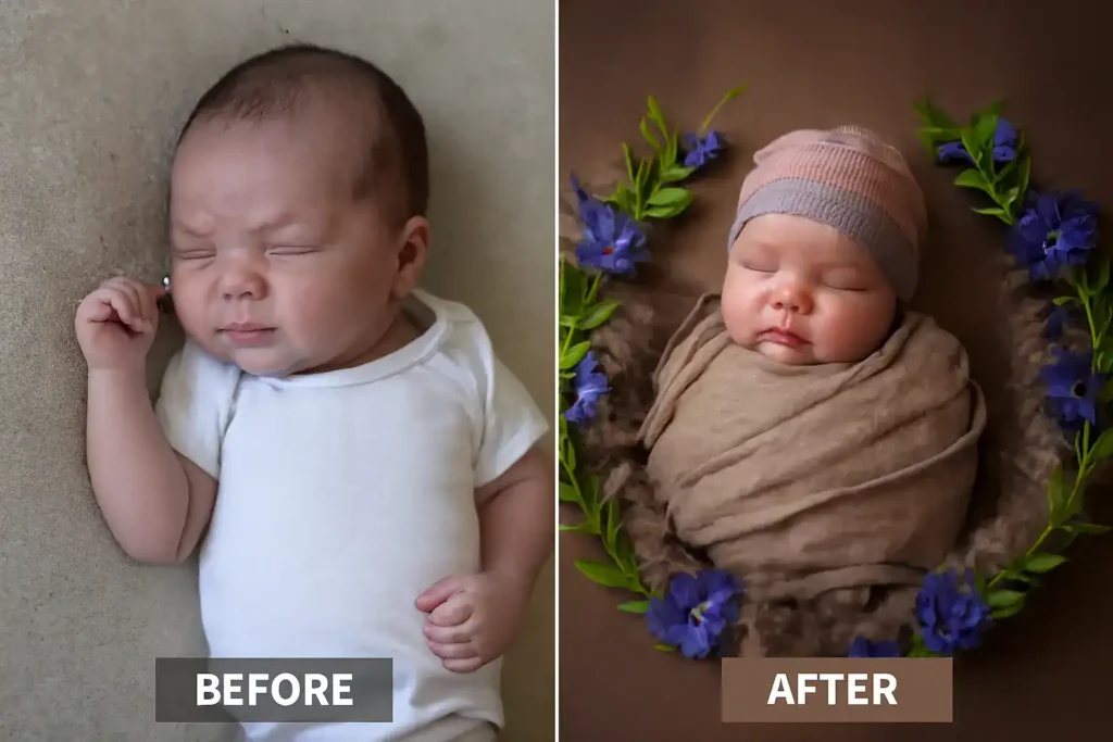Newborn Photo Manipulation