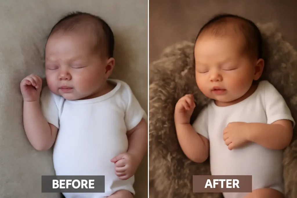 Newborn Photography Retouching
