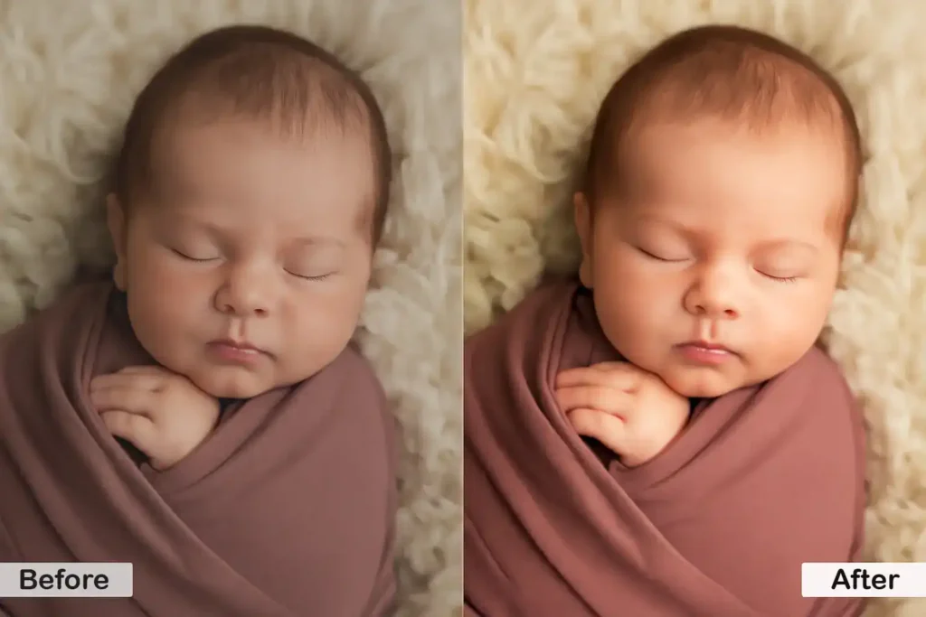 Professional Baby Photo Retouching