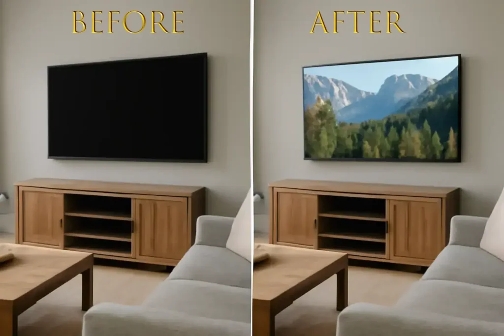 TV Image Replacement Service