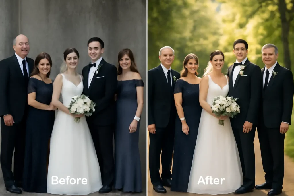 Wedding Photo Editing Services