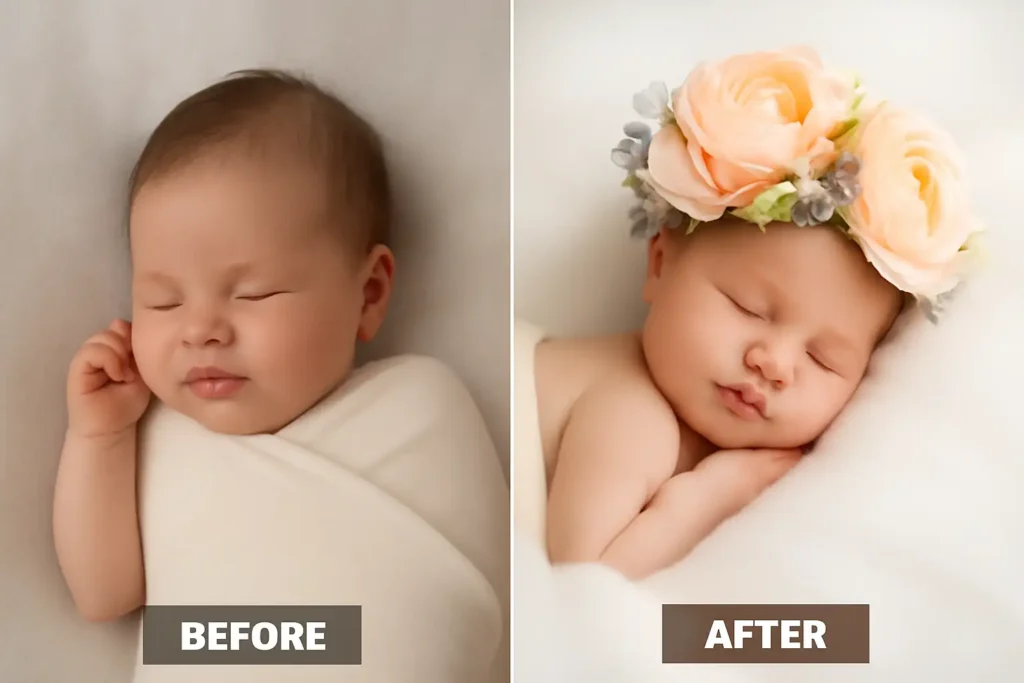 baby Photo manipulation & stylization