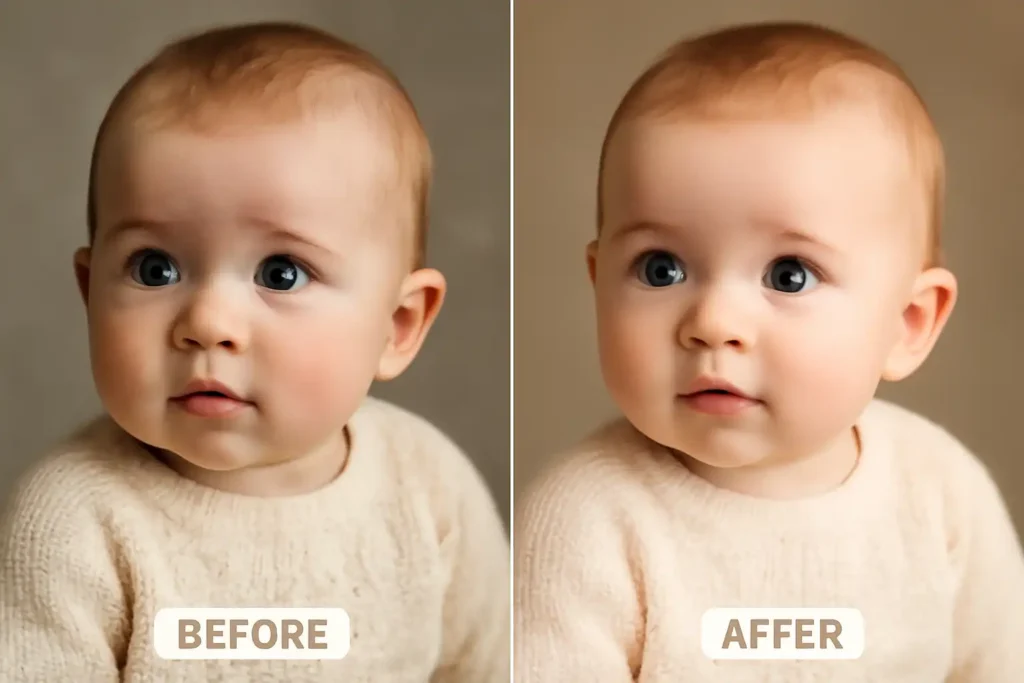 Baby Photo Retouching Service