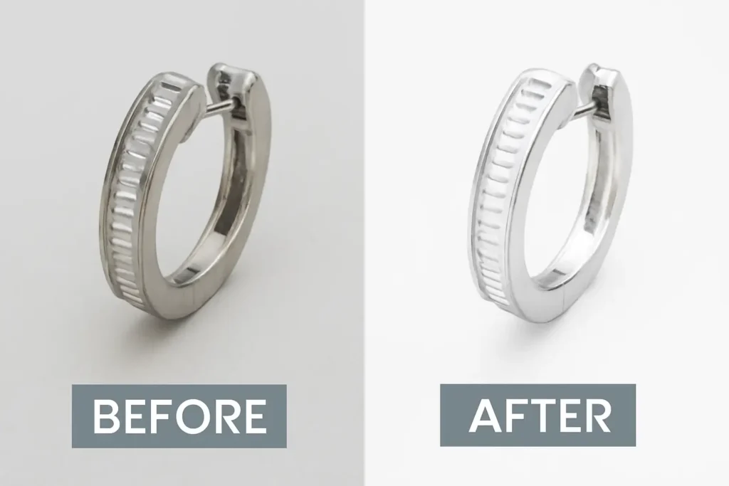 professional jewelry retouching service